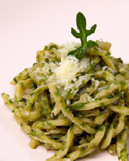 Trofie Pasta Meets Pesto Genovese: A Ligurian Delight