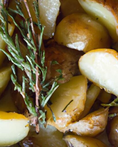 Golden Herb Bliss: Mastering Roasted Potatoes with Rosemary