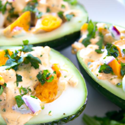 Creamy Egg Salad Stuffed Avocado: A Fresh Twist Delight