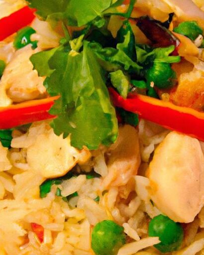 Savor the Flavors: Thai Basil Chicken Fried Rice Delight