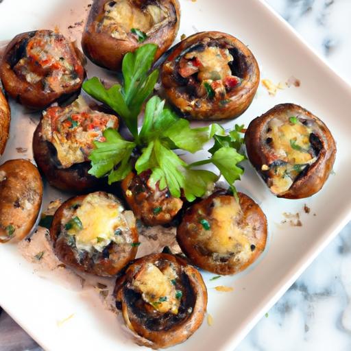 Irresistible Parmesan Stuffed Mushrooms: A Savory Delight