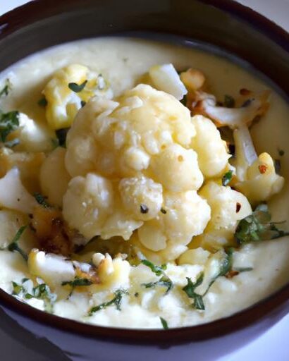 Creamy Cauliflower & Cheese Soup: A Comforting Classic Recipe