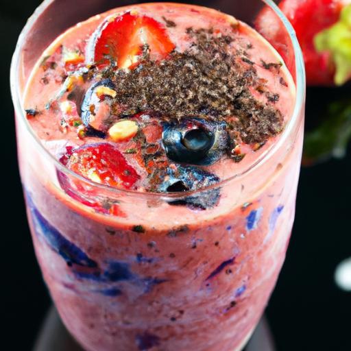 Berry Blast Protein Smoothie: Power Up with Natural Energy