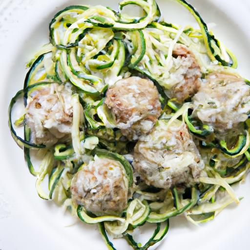 Savor Keto Meatballs with Zucchini Noodles: A⁣ Low-Carb Delight