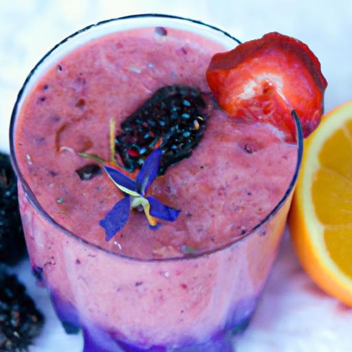 Berry Blast Protein Smoothie: Power Up with Natural Energy