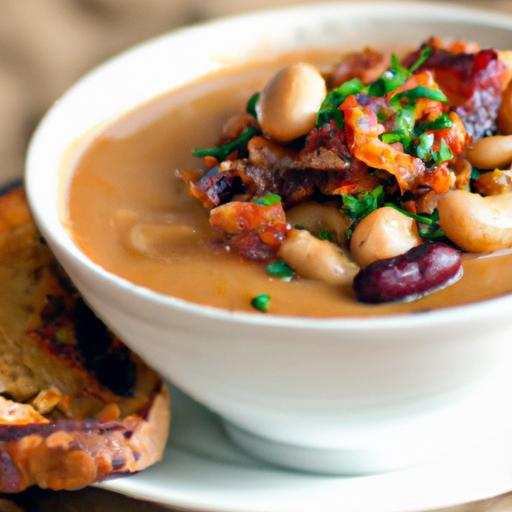 Hearty bean and Bacon Soup: A Comforting Classic Recipe