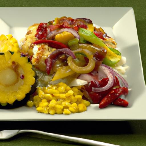 Tropical Twist: coconut Curry with Chicken & Veggies Delight