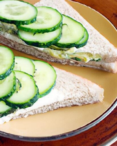 Refreshing Delight: The Ultimate Cucumber Cream Cheese Sandwich