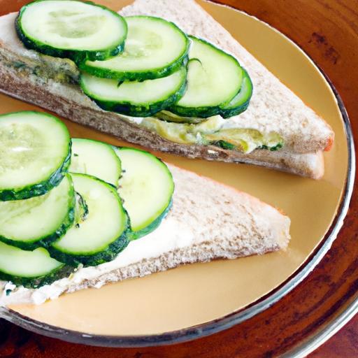 Refreshing Delight: The Ultimate Cucumber Cream Cheese Sandwich