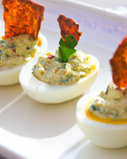 Creamy Deviled Eggs with Avocado: A Twist on Tradition