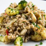 Wholesome Cauliflower Fried Rice with Savory Chicken Twist