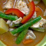 Tropical Delight: Coconut Curry with Chicken and Veggies