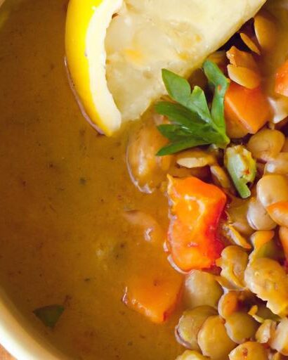 Hearty Lentil and Vegetable Soup: A Nutritious Delight