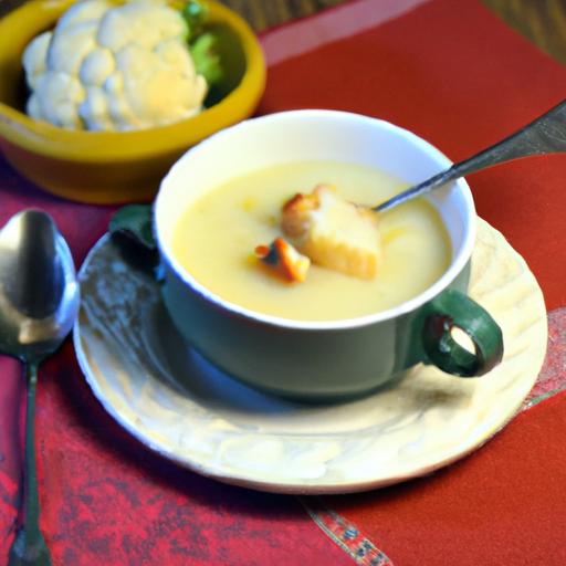 Creamy Cauliflower & Cheese Soup: Comfort in a Bowl