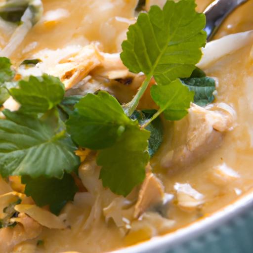 Creamy Coconut Curry with ​Chicken and Fresh Veggies Delight