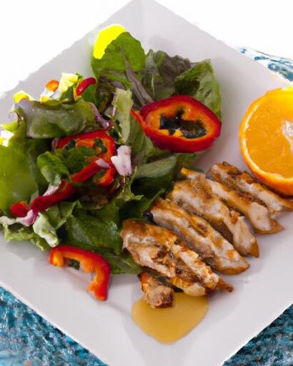 Zesty Grilled Chicken Salad with Fresh Lemon Vinaigrette