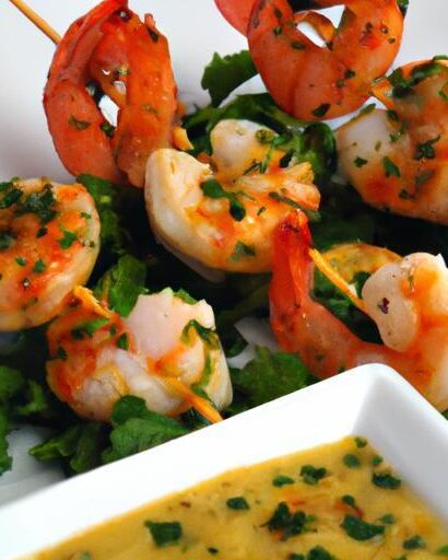 Zesty Lemon Garlic Shrimp Skewers: A Flavorful Feast Guide