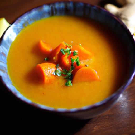Slow Cooker Carrot & Crystalized Ginger Soup Recipe Delight