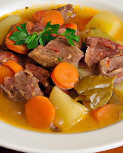 Savor the Warmth: Hearty Beef & Vegetable Stew Recipe