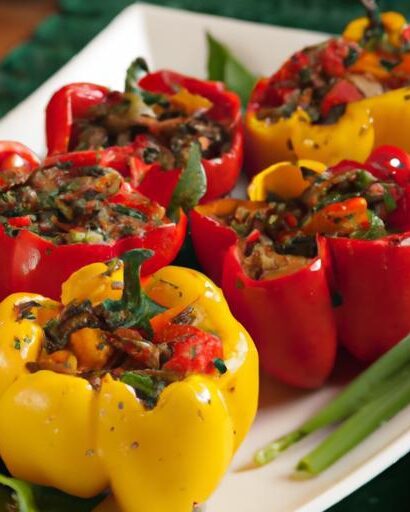 Stuffed Bell Peppers: A Colorful Feast of Flavor and Health