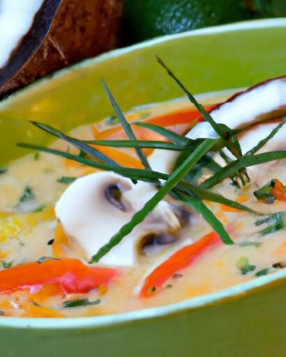 Creamy Coconut Curry with Chicken and Fresh Veggies Delight