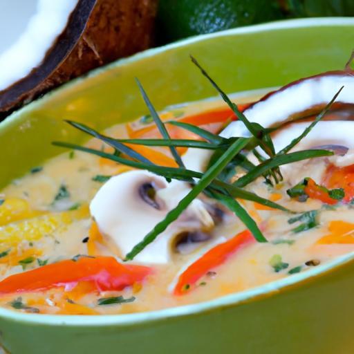 Creamy Coconut Curry with Chicken and Fresh Veggies Delight