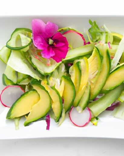 Refreshing Cucumber & Avocado Salad: A Crisp, Creamy Delight