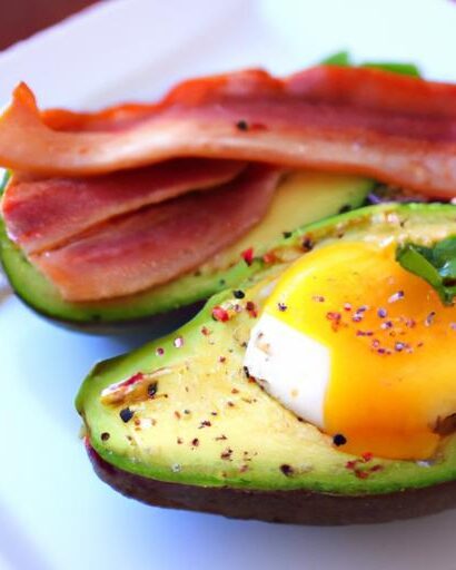 Morning Delight: Bacon and Egg Stuffed Avocados Recipe