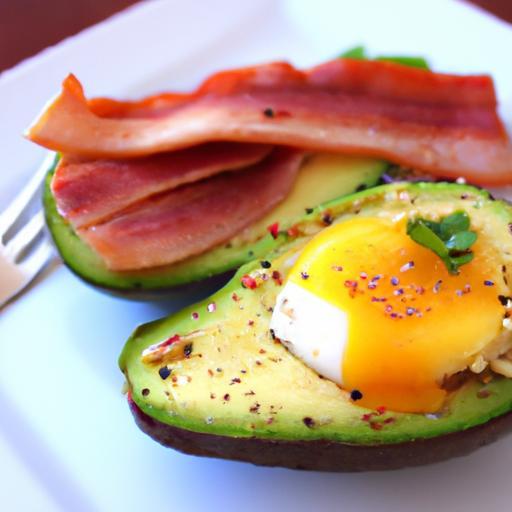 Morning Delight: Bacon and Egg Stuffed Avocados Recipe