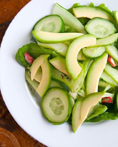 Refreshing Cucumber and Avocado Salad: A Perfect Blend
