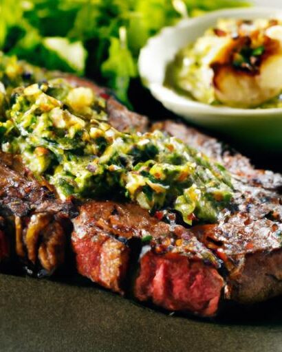 Savor the Flavor: Perfect Grilled Steak with Zesty Chimichurri