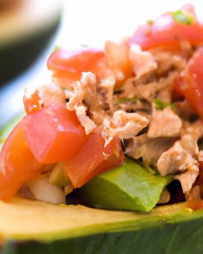 Tuna Salad Stuffed Avocado: A Refreshing Twist on Lunch
