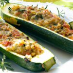 Hearty Stuffed Zucchini Boats with Savory Lentil Filling