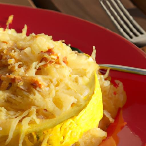 Spaghetti Squash with Meat Sauce: A Healthy Twist on Classics