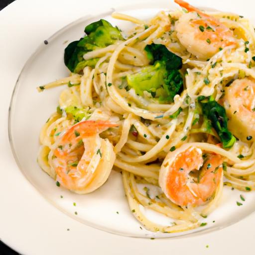 Savor the Flavor: ⁣Fettuccine alfredo with​ Shrimp & Broccoli