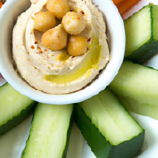 Fresh & Flavorful: the Perfect cucumber & Hummus Bites