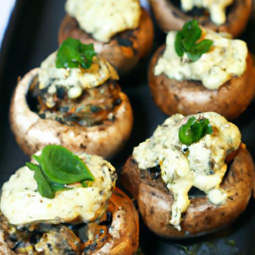Creamy Delights: the Art of Stuffed Mushrooms with Cream Cheese