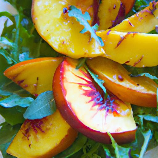Savor Summer: Grilled⁣ Peach Salad with ‍Peppery ⁣Arugula