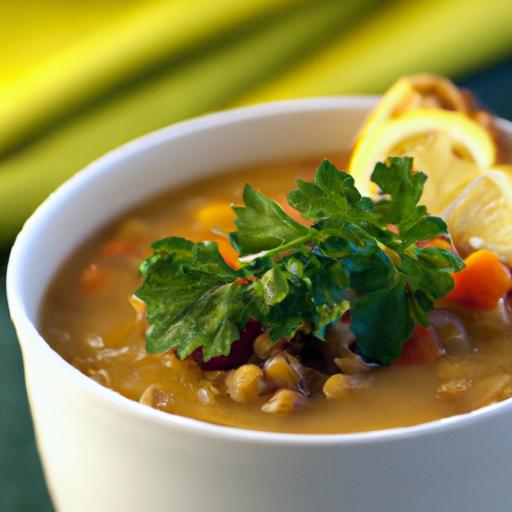 Hearty Lentil & Vegetable Soup: Nutritious comfort Dish