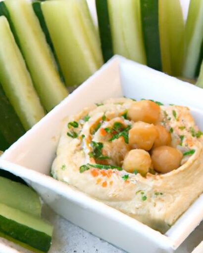 Fresh & Flavorful: The Perfect Cucumber & Hummus Bites