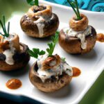 Creamy Delights: The Art of Stuffed Mushrooms with Cream Cheese