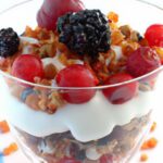Layered Delight: Greek Yogurt Parfait with Berries & Granola