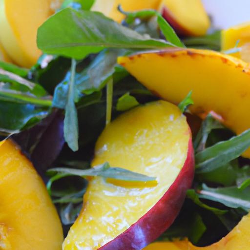 Savor Summer: Grilled Peach Salad with Peppery Arugula