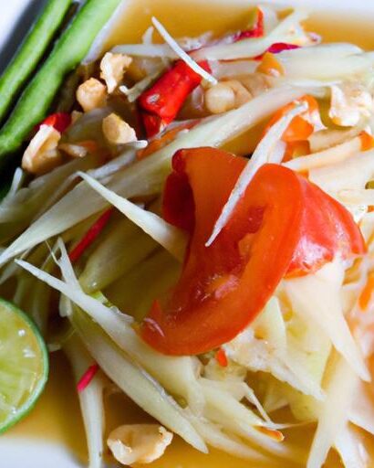 Papaya Salad: A Zesty Journey into Thailand’s Flavorful Delight