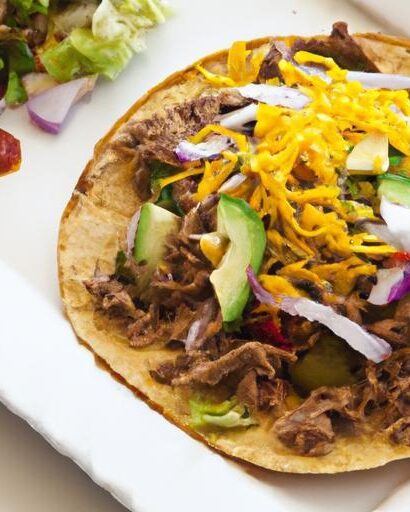 Crispy Ground Beef Tostadas: A Flavor-Packed Delight