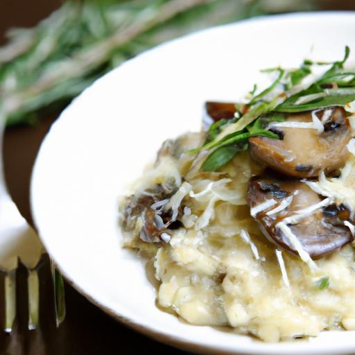 Savor the Creamy Comfort of Classic Mushroom Risotto