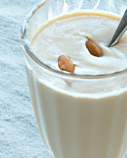 Energize Your Day with a Creamy Vanilla Almond Protein Shake