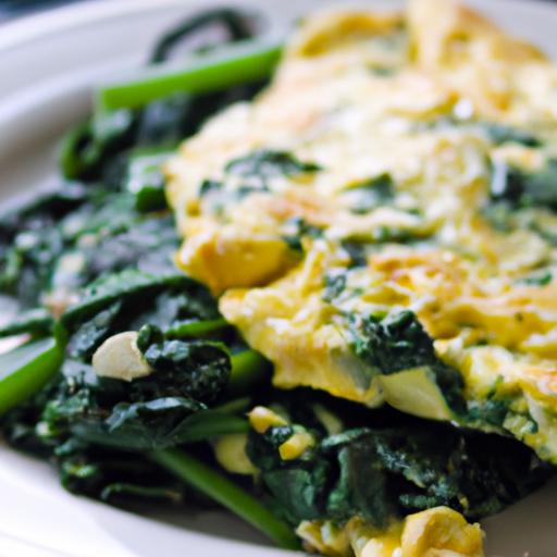Power-Packed Breakfast: scrambled Eggs with Fresh Spinach