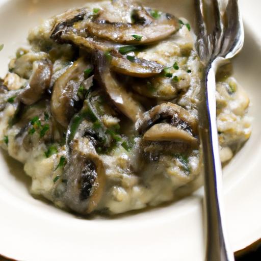 Savor‍ the Creamy Comfort of Classic Mushroom Risotto