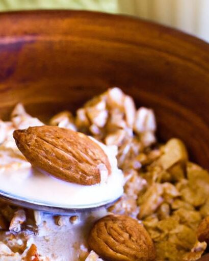 Wholesome Oatmeal with Almond Milk and Cinnamon Boost